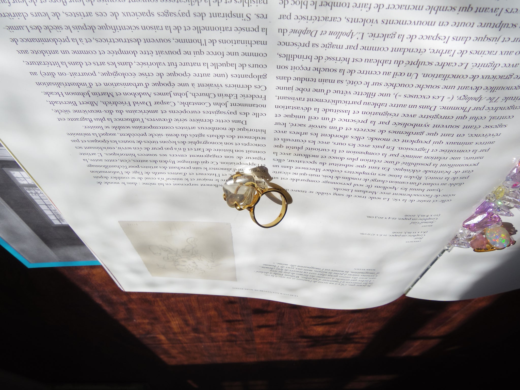 One of A Kind Lemon Quartz Ring