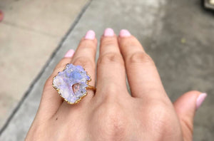 One of a Kind Lavender Opal Ring