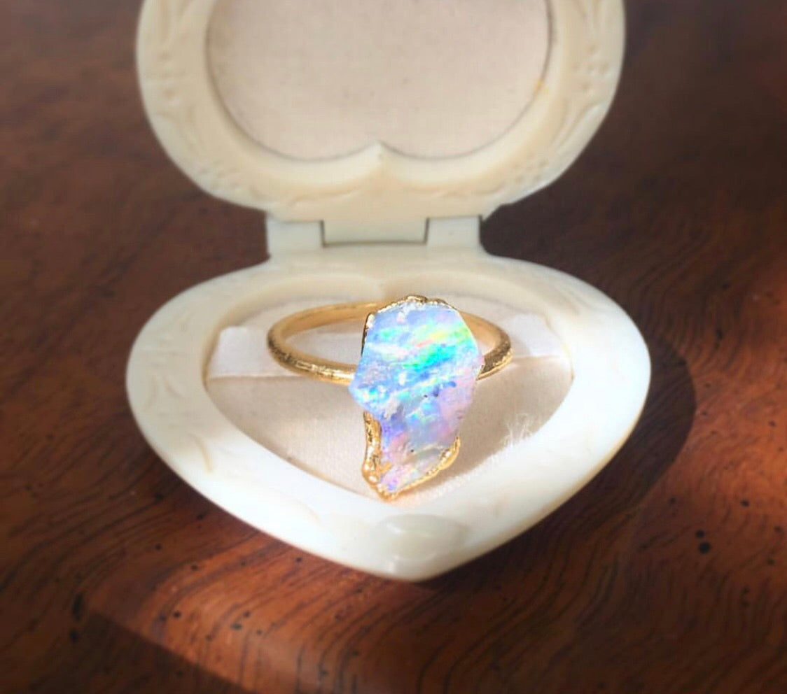 Monnet Rainbow Opal Ring