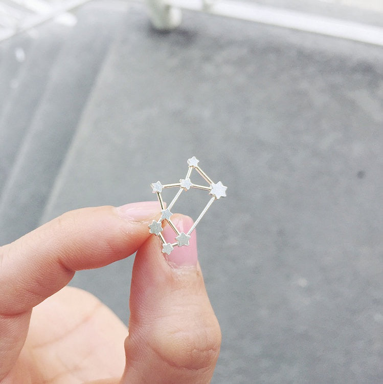 Sagittarius constellation earring (single)