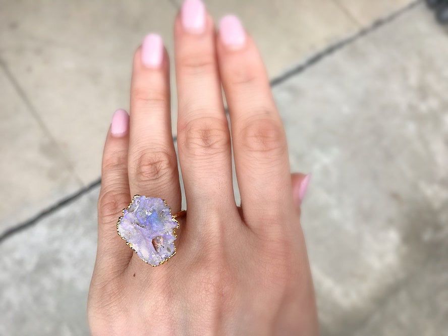 One of a Kind Lavender Opal Ring