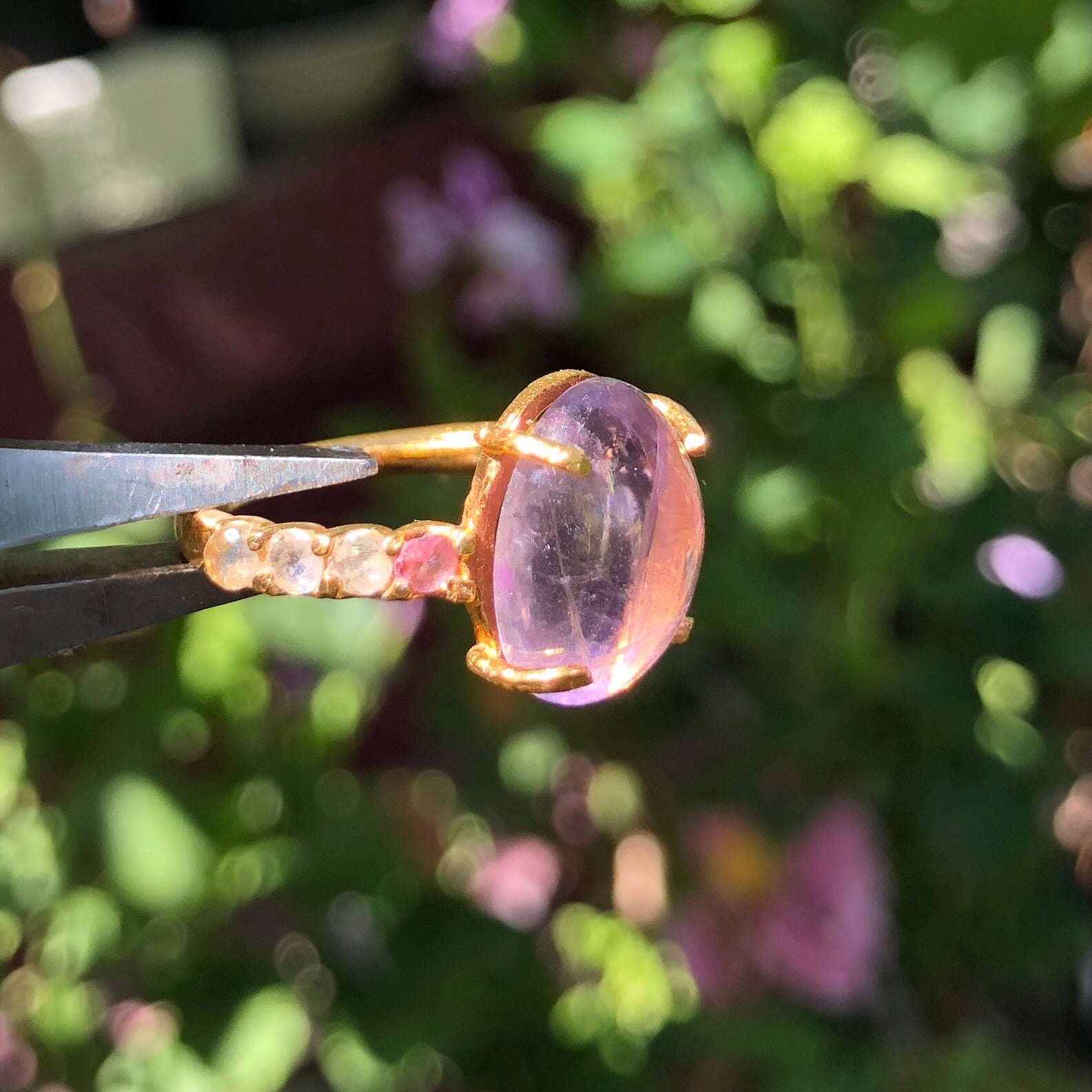 Amethyst × Pink Sapphire × Moonstone